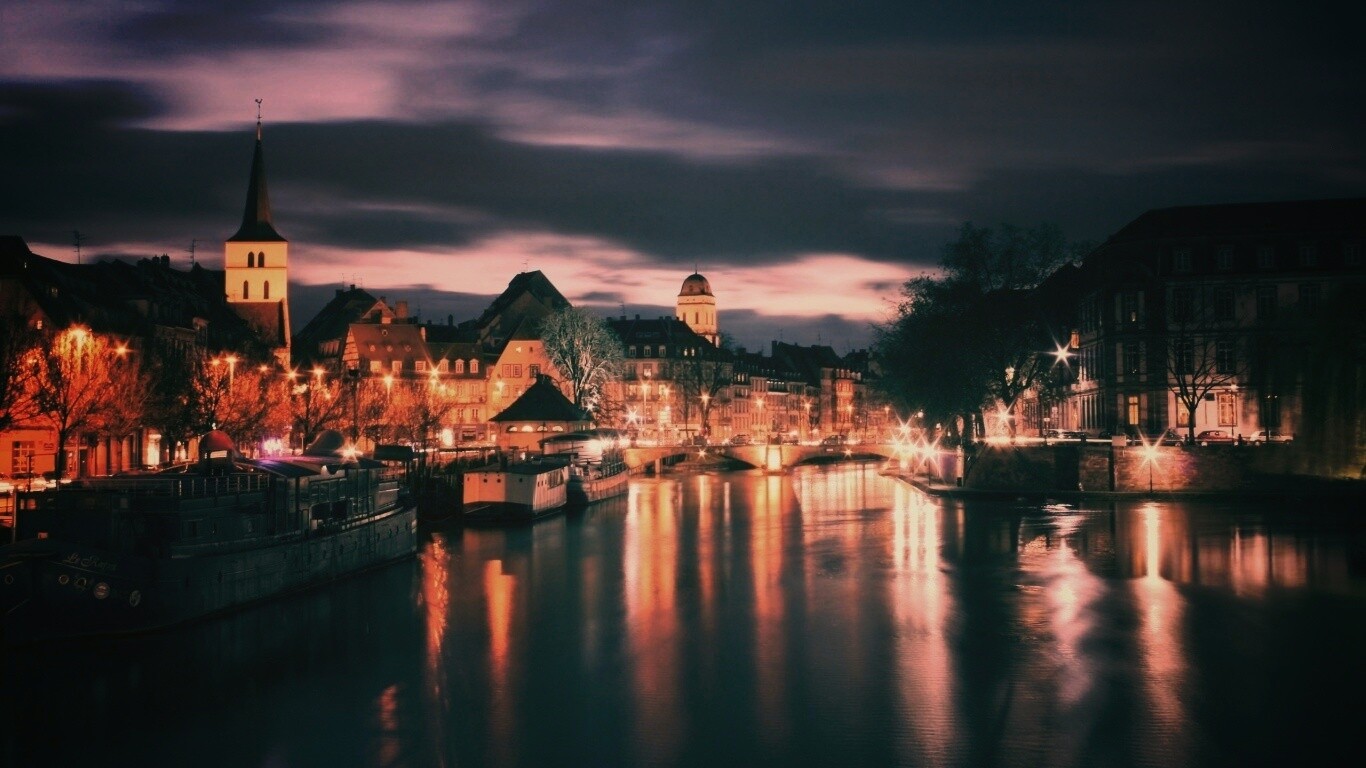 Город Страсбург обои