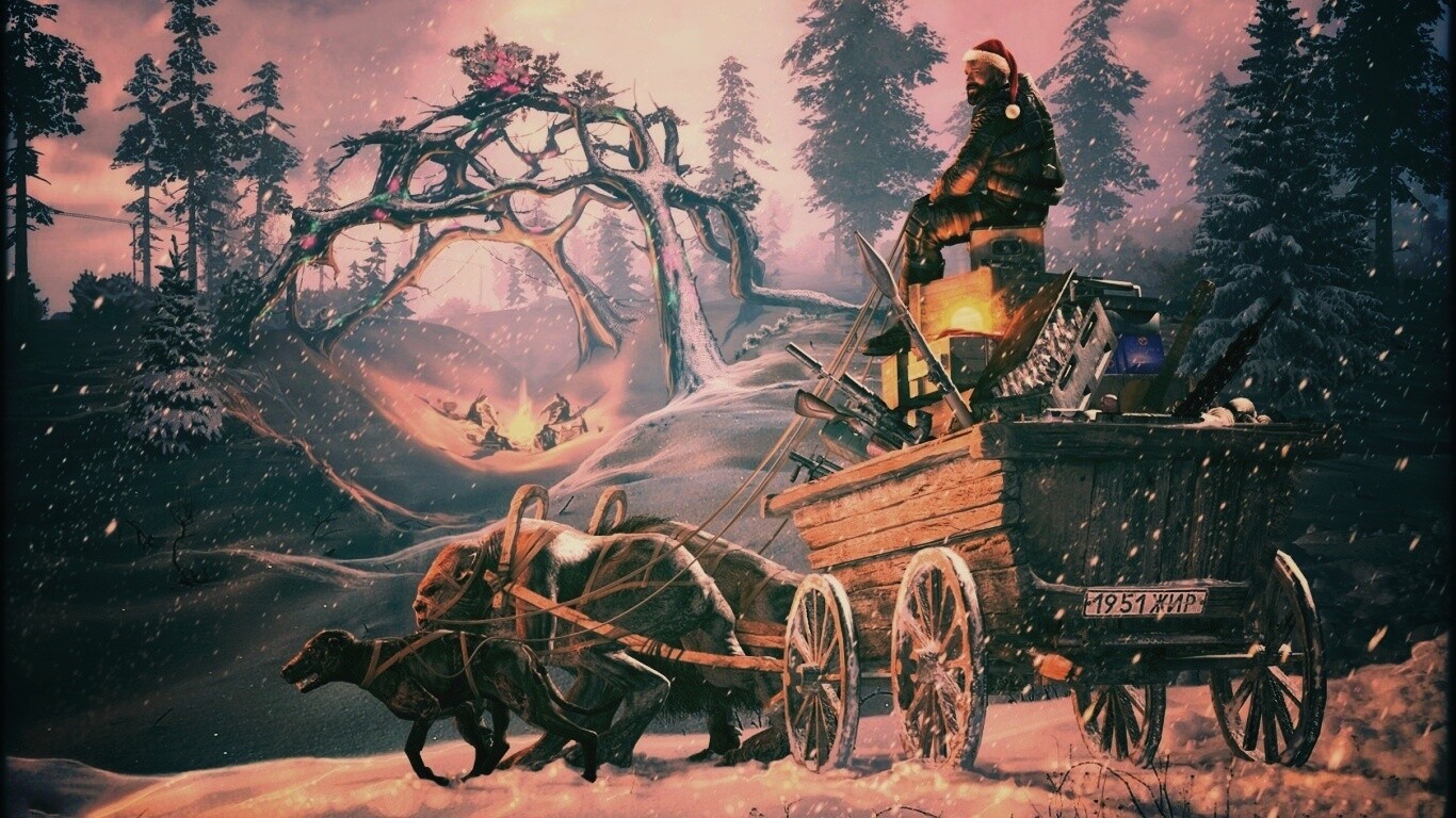 Новогодний Сталкер обои