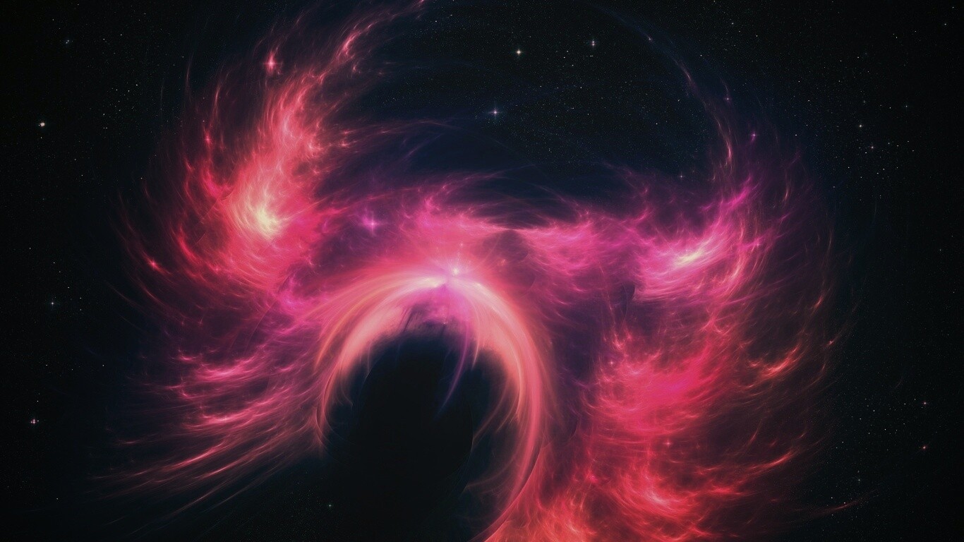 Сиреневая туманность обои