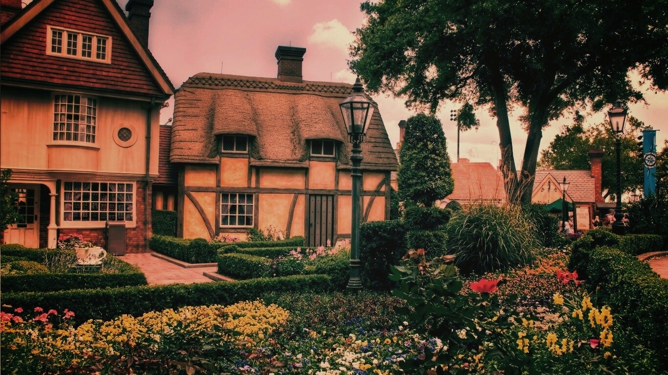 Провинциальный городок обои