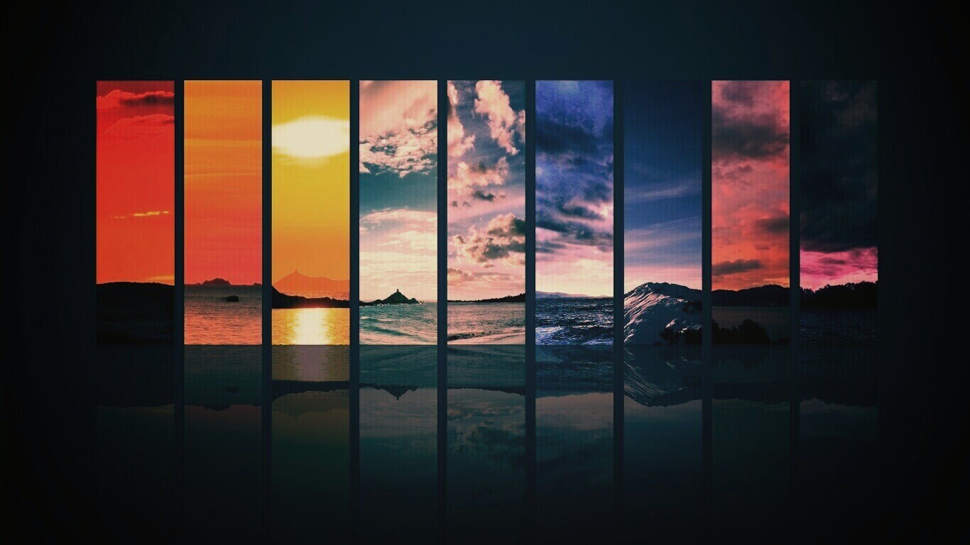 Небесный спектр обои