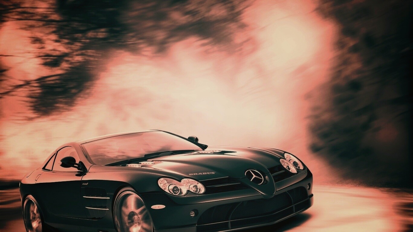 Двухместный мерседес обои