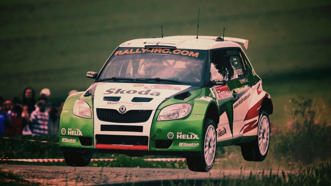 Раллиййная Шкода обои