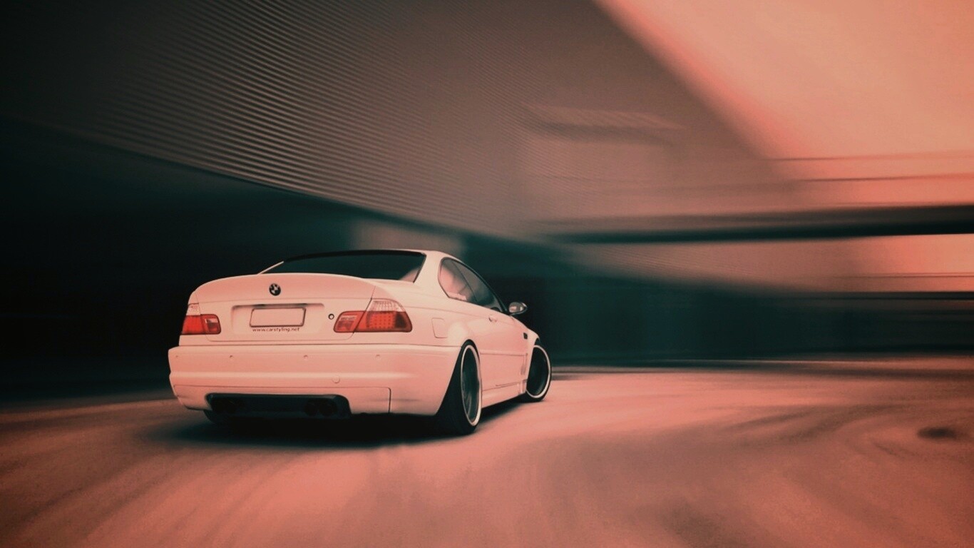 Белый БМВ обои