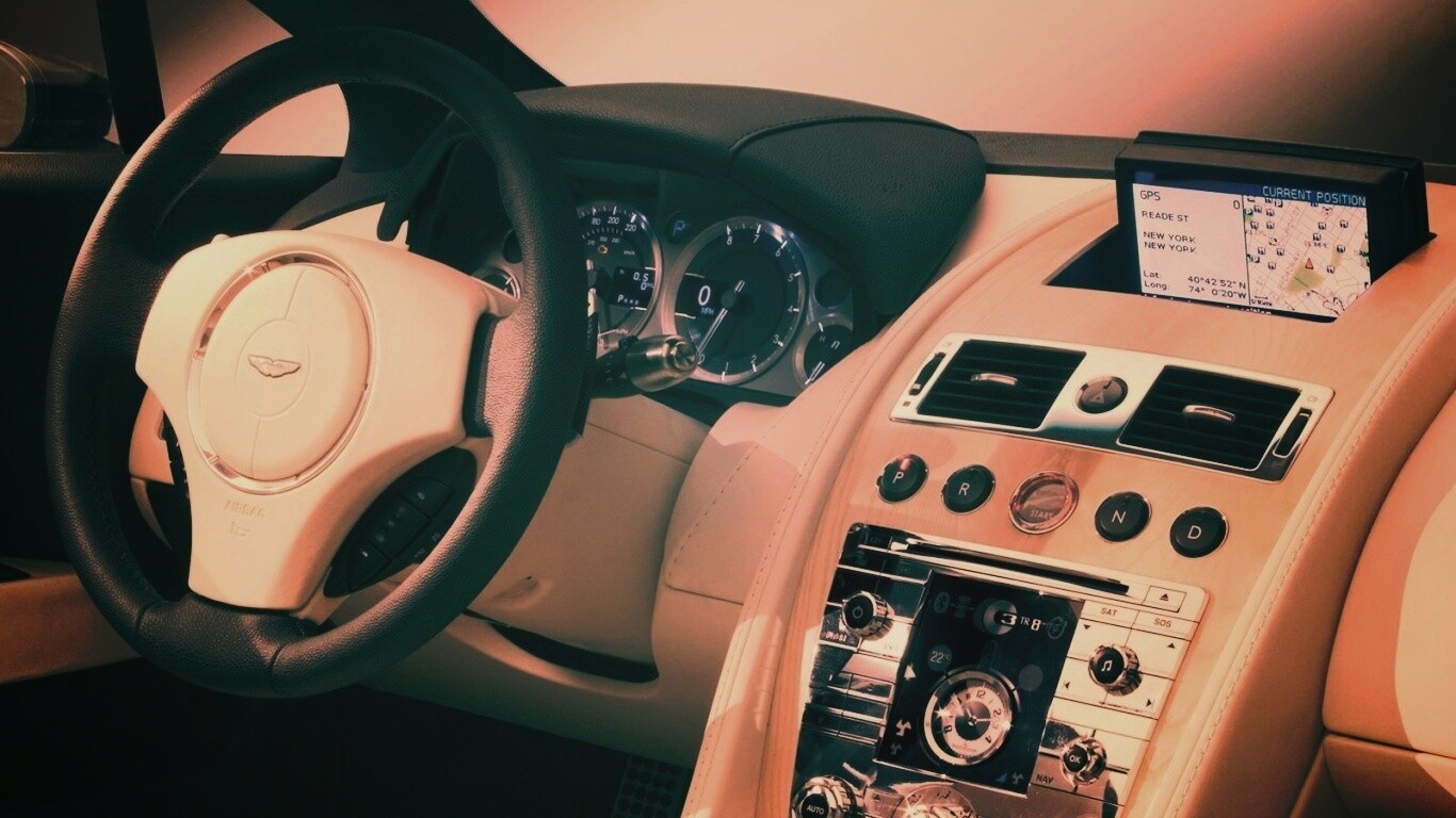 Салон Астон Мартина обои