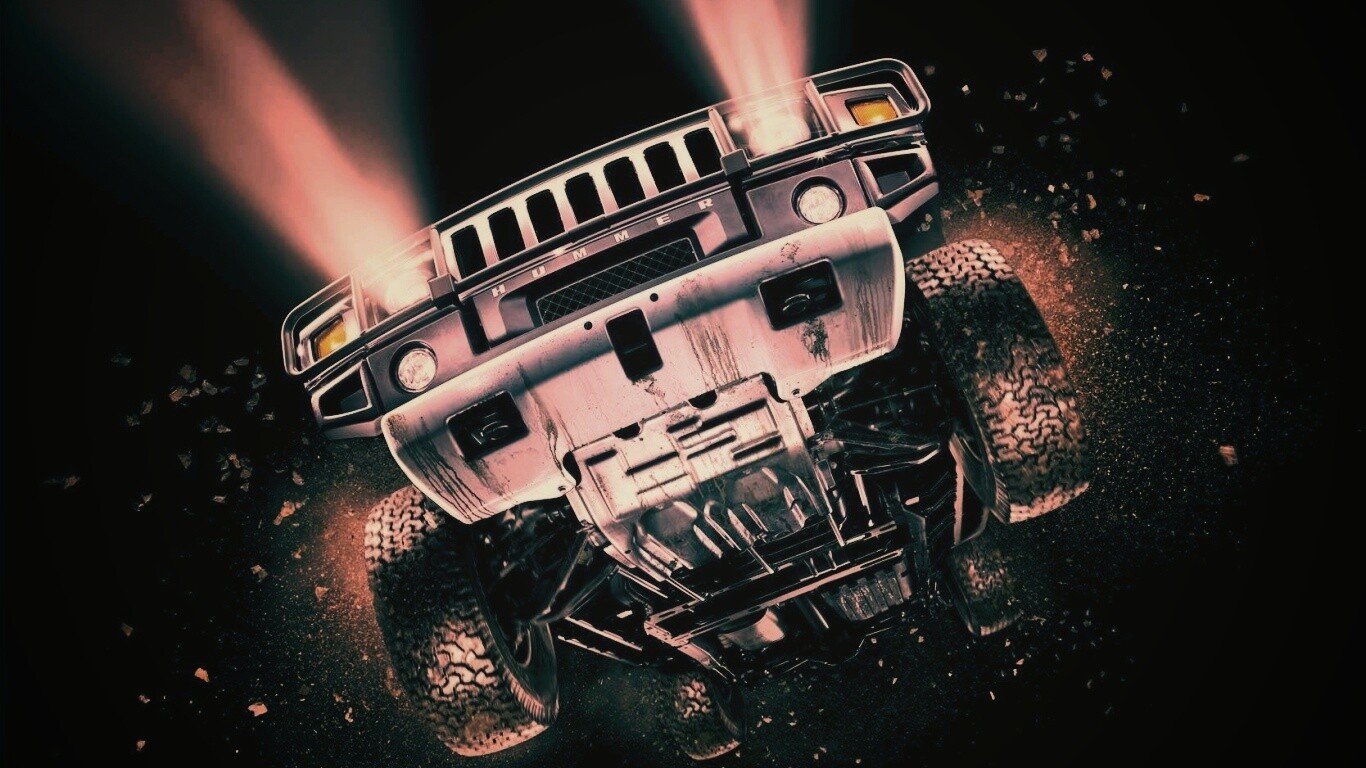 Хаммер в полете обои