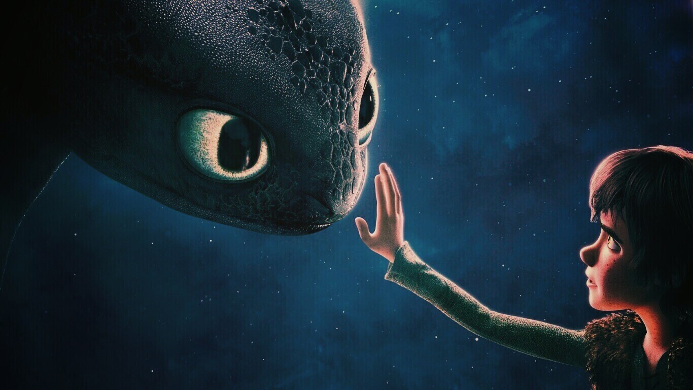 Как приручить дракона обои