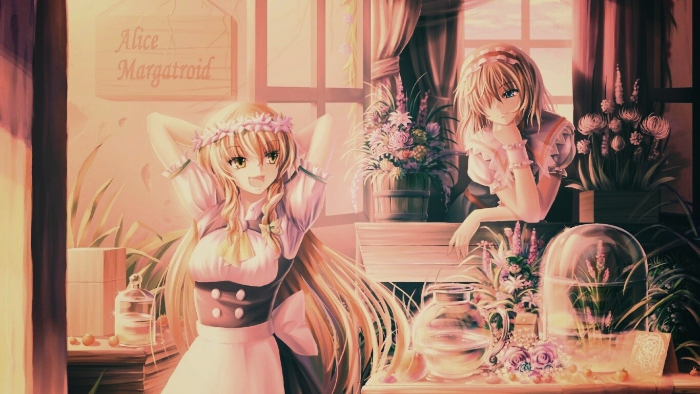 Анимешное утро обои