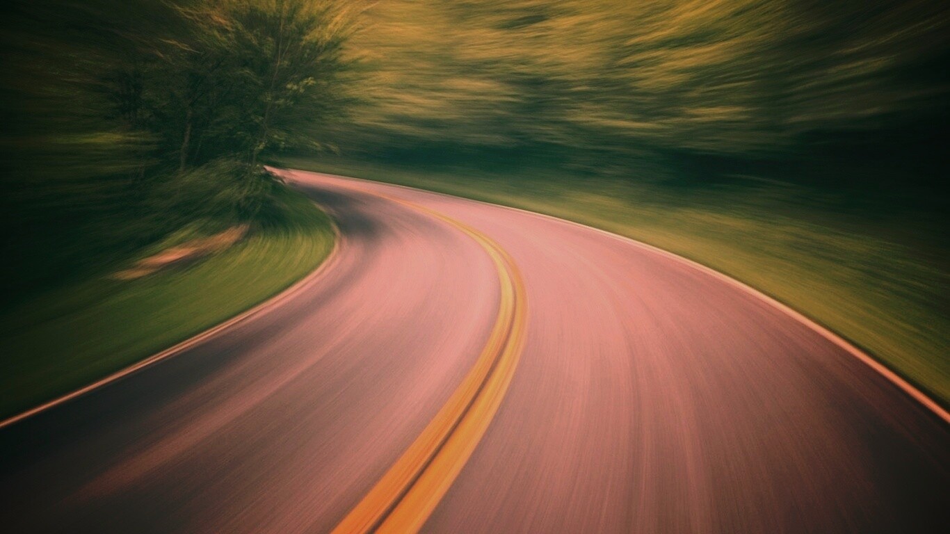 В движении обои