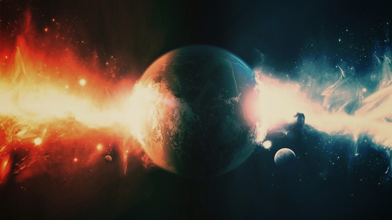 Между холодом и жаром обои