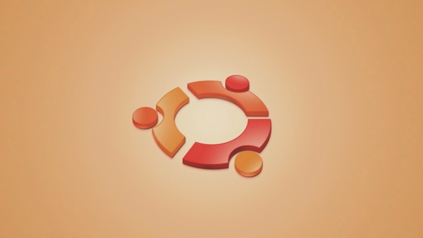 Официальный логотип Убунту обои