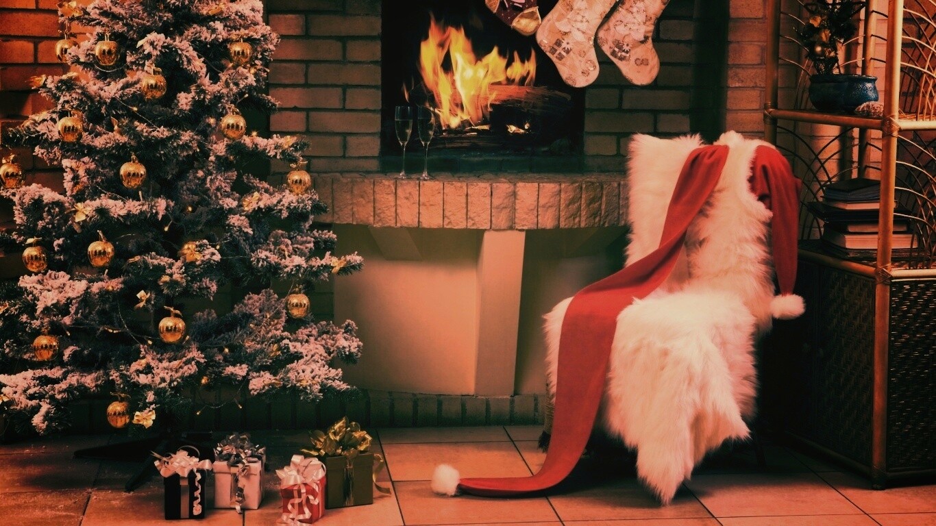 Рождественская атмосфера обои