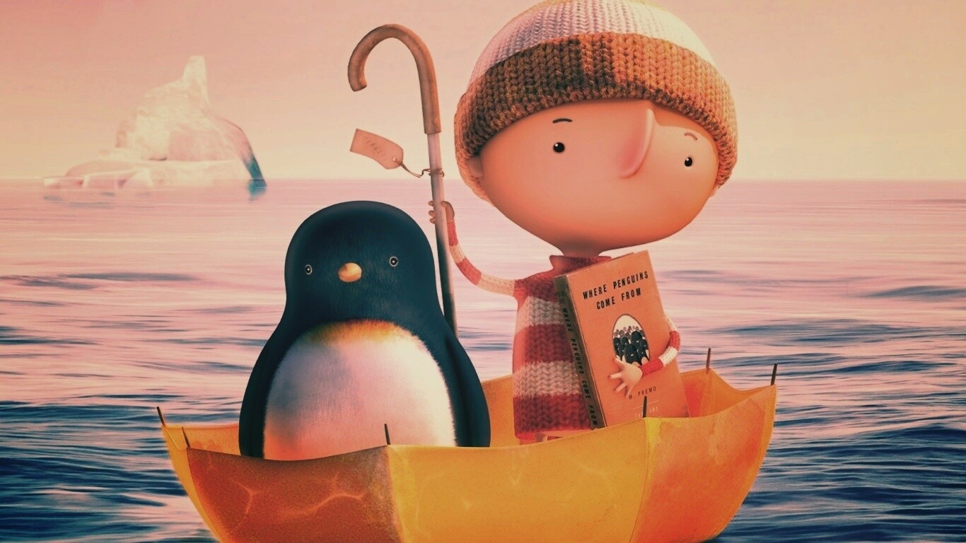 Откуда приходят пингвины обои