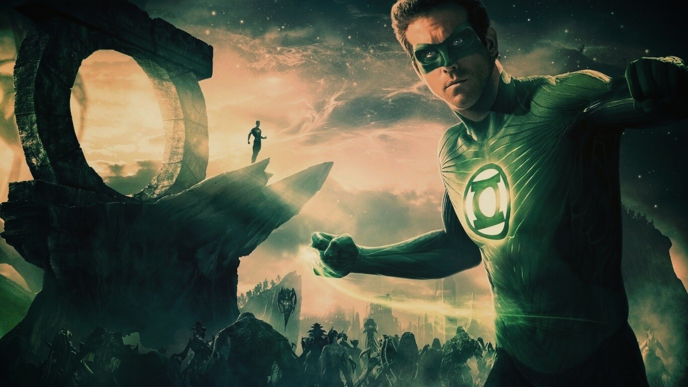 Зелёный фонарь обои