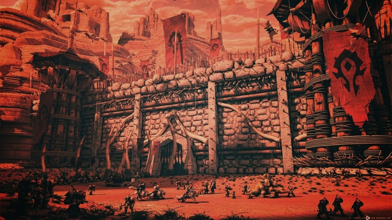 Крепость орков обои