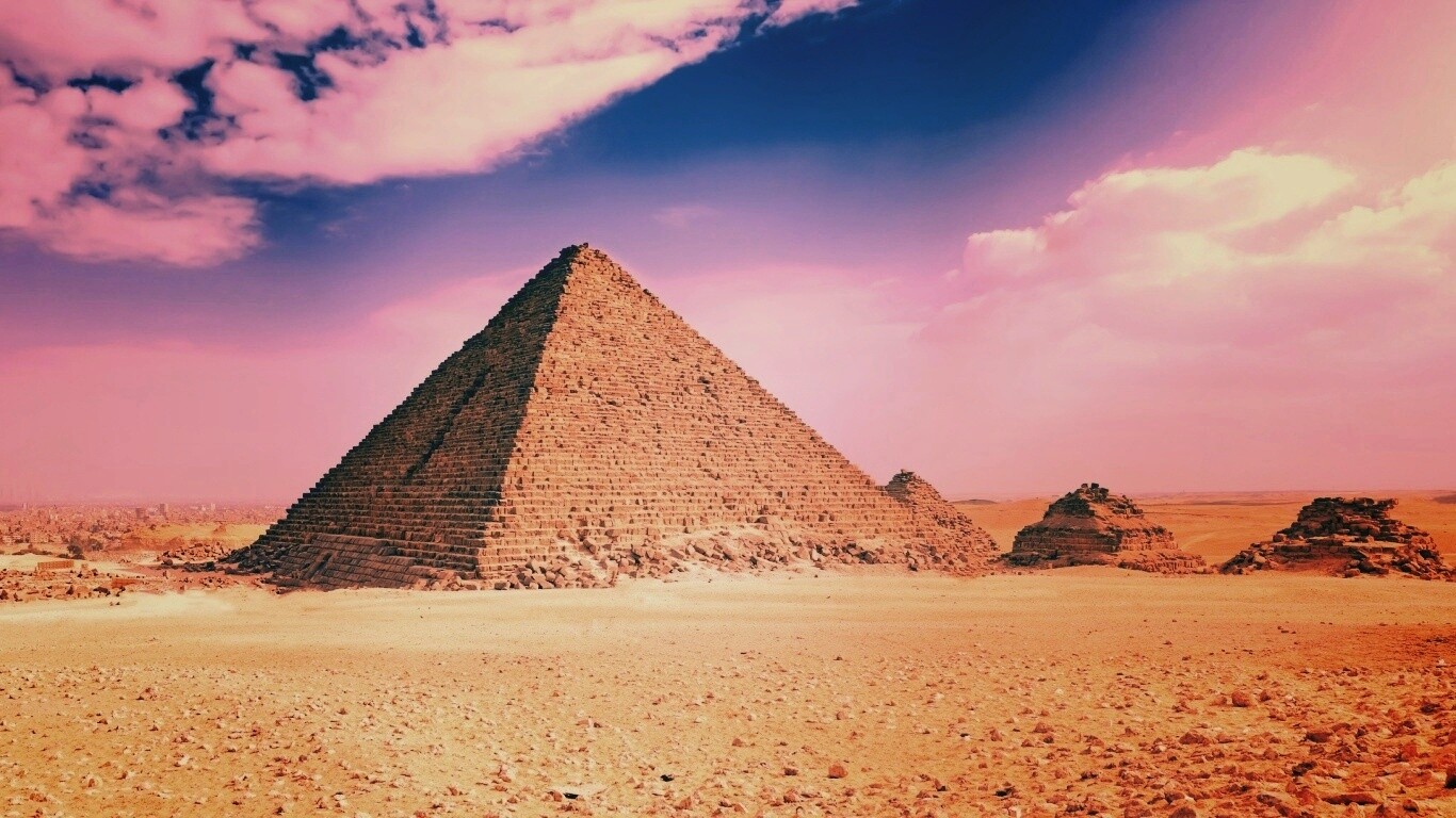 Пирамиды в Египте обои