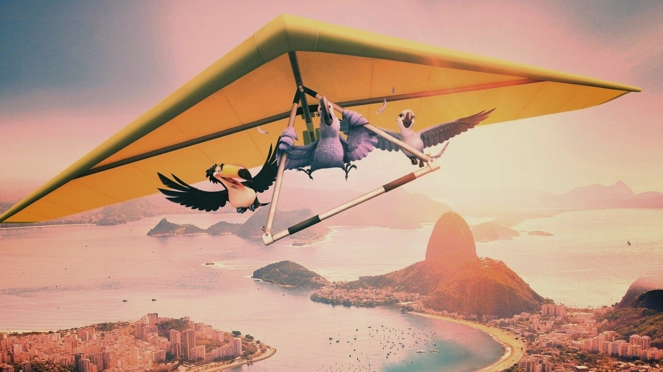 Герои мультфильма Рио обои