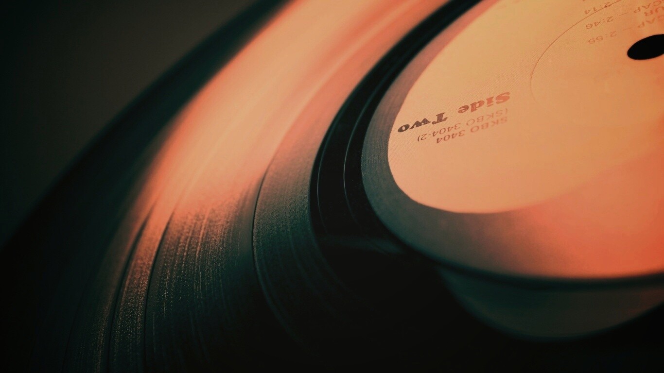 Виниловая пластинка обои