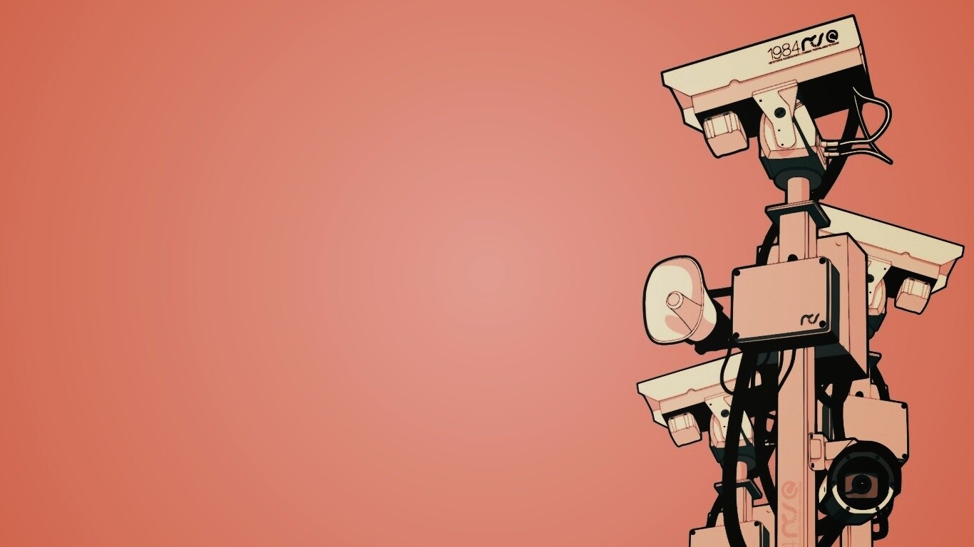 Недремлющее око камер наблюдения обои