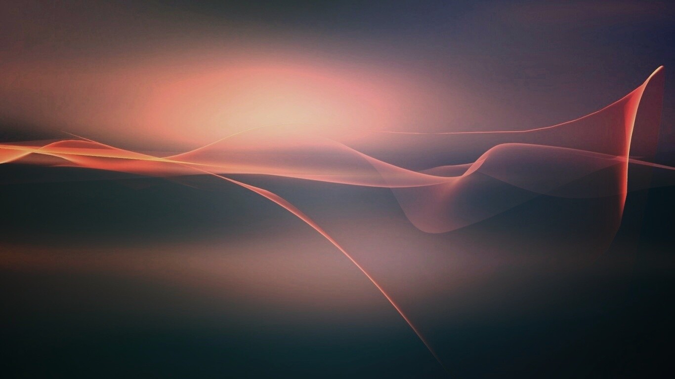 Абстрактные минималистичные волны обои