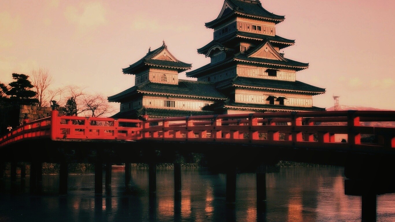 Дом на берегу обои