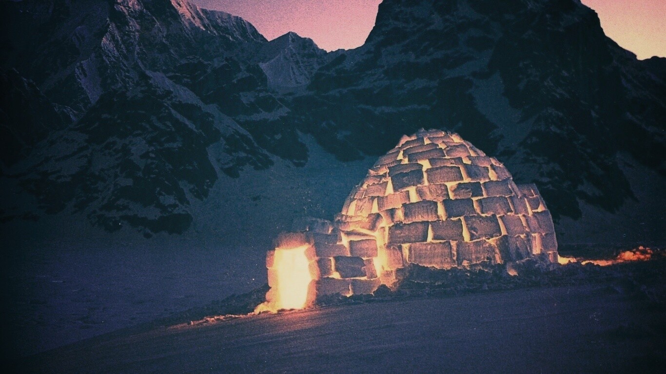 Иглу изо льда обои