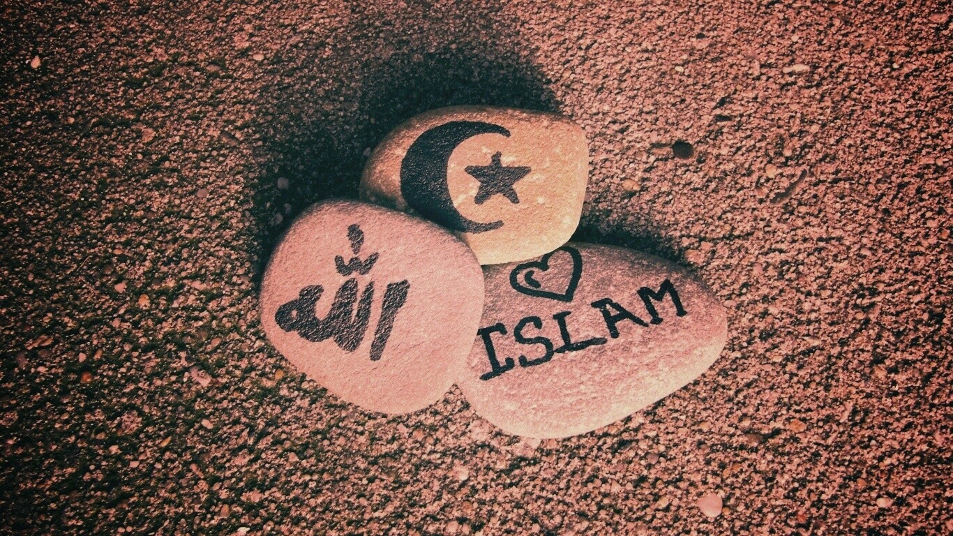 Религия на камнях обои