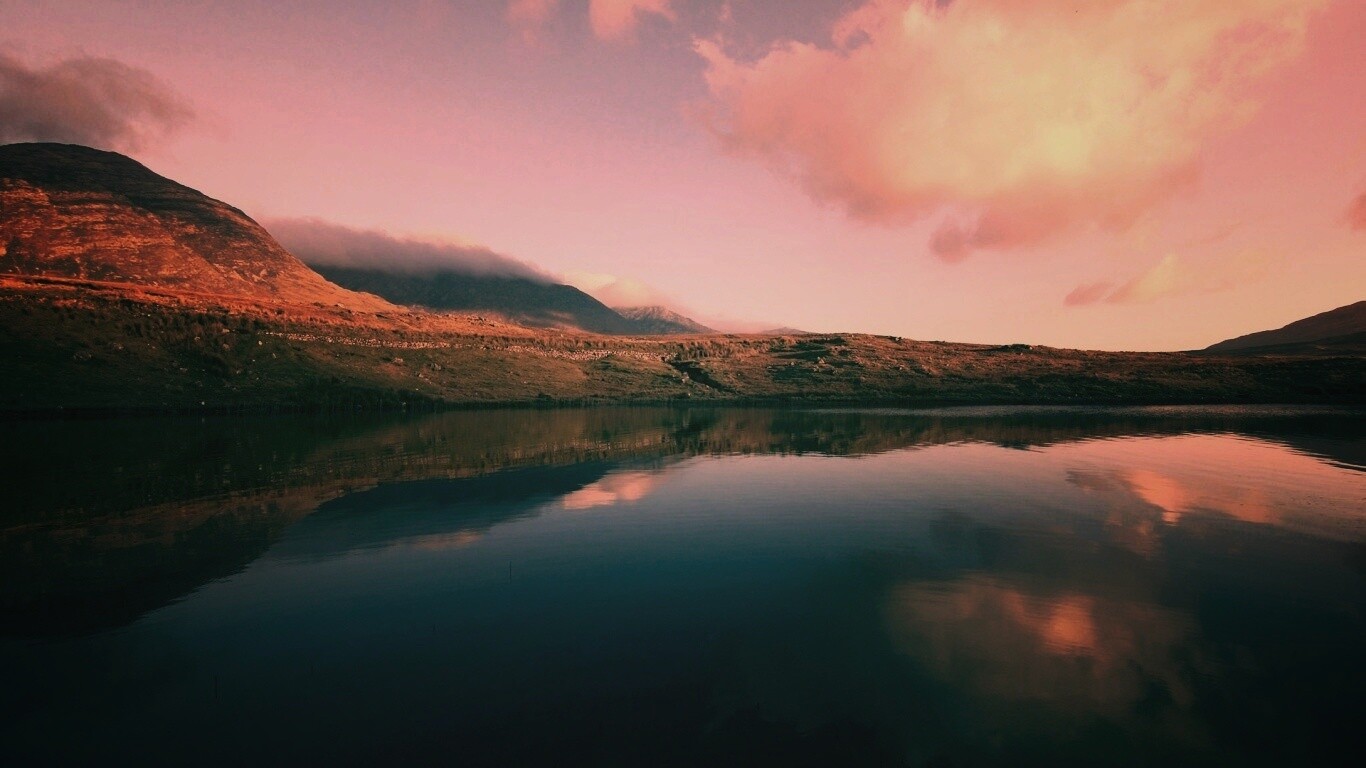 Зеркальное озеро обои