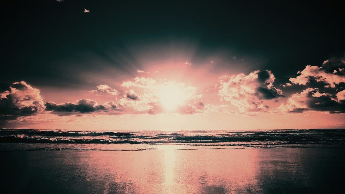 Живописный восход обои