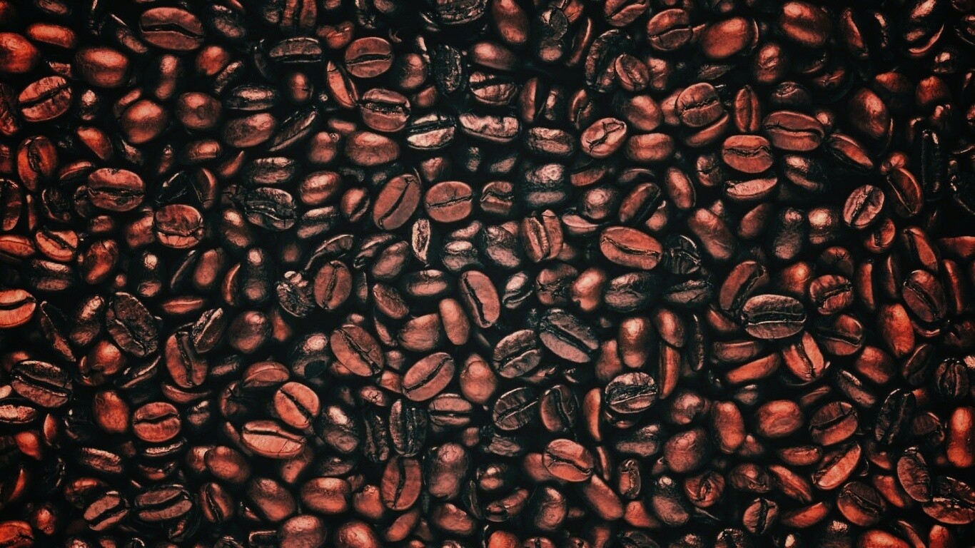 Кофейные зёрна обои