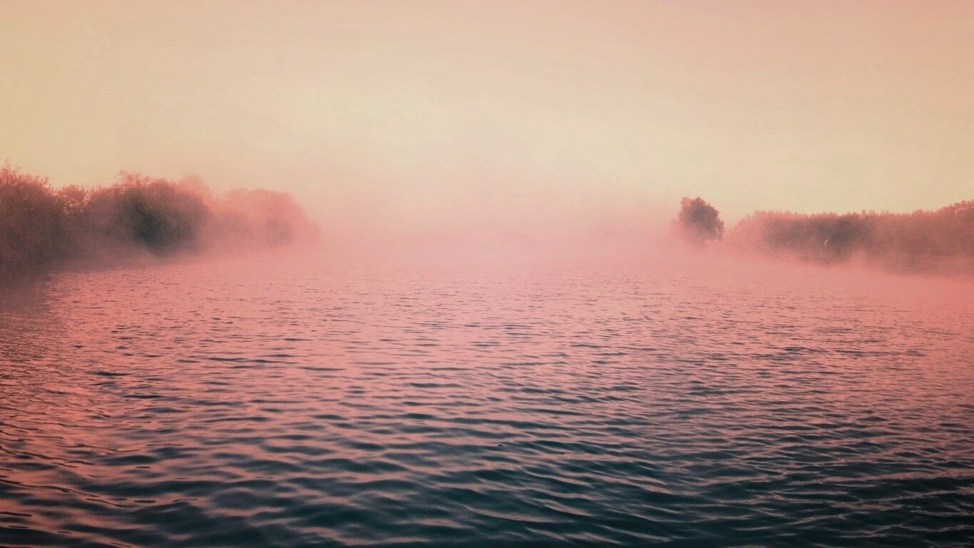 Речной туман обои