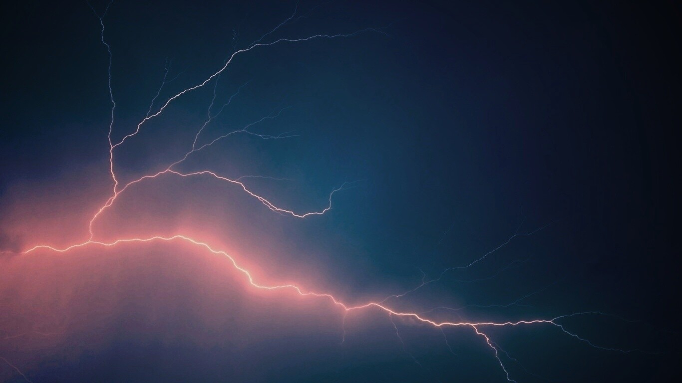 Ветвистая молния обои