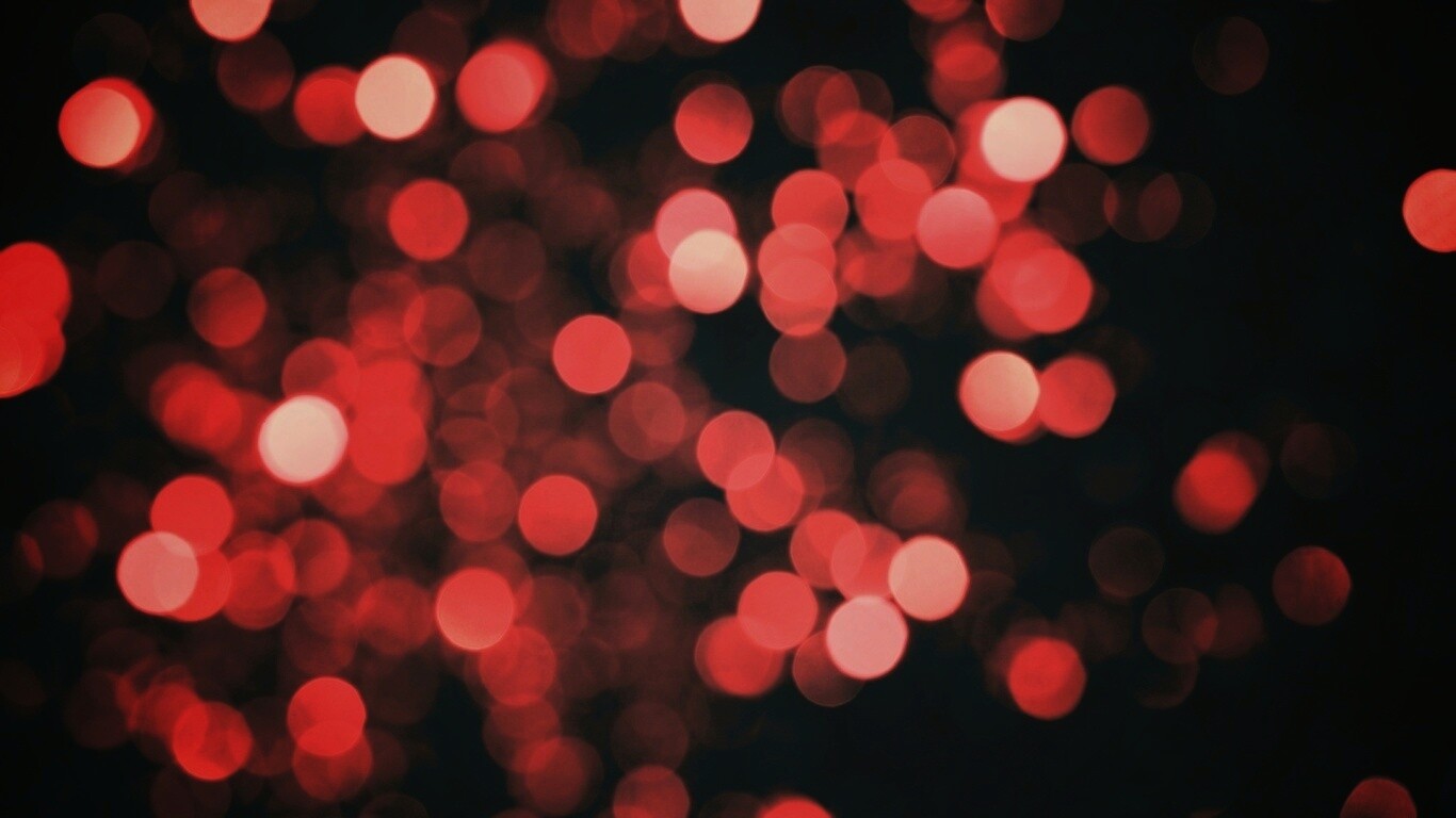 Алые абстрактные круги обои