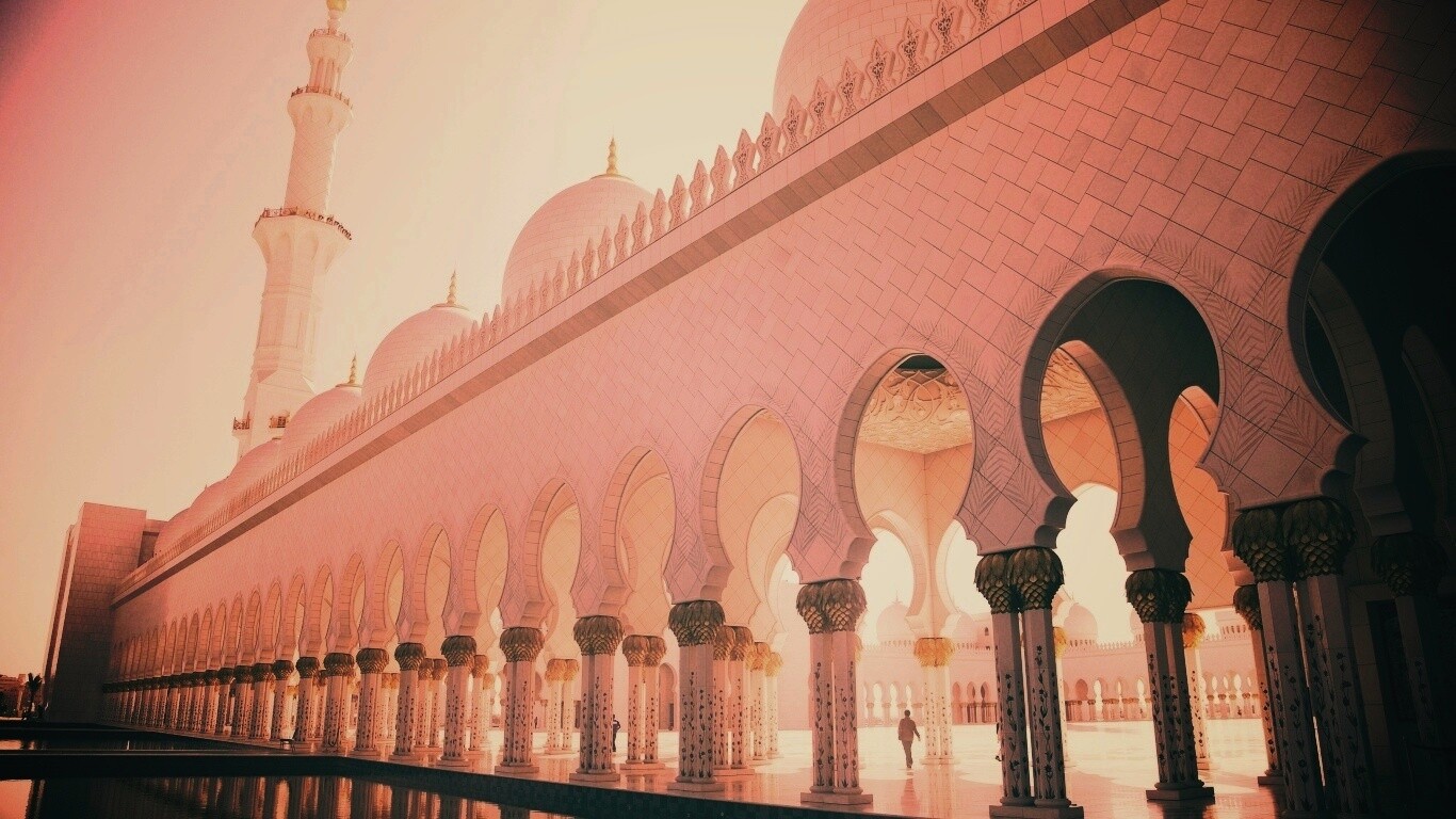 Мечеть шейха в Абу-Даби обои