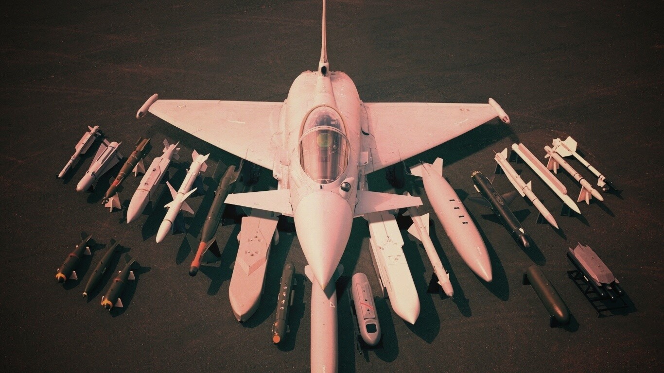 Истребитель и состовляющие обои