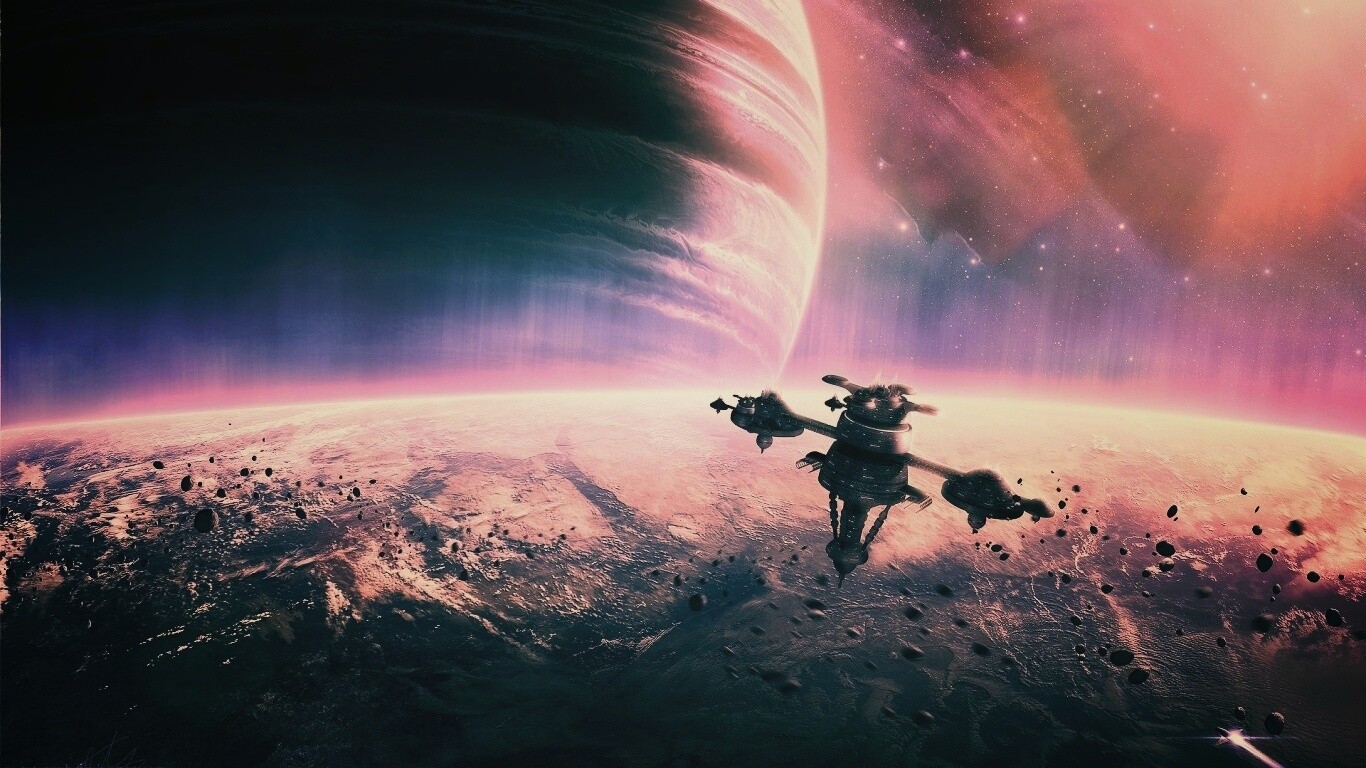 Космический корабль обои