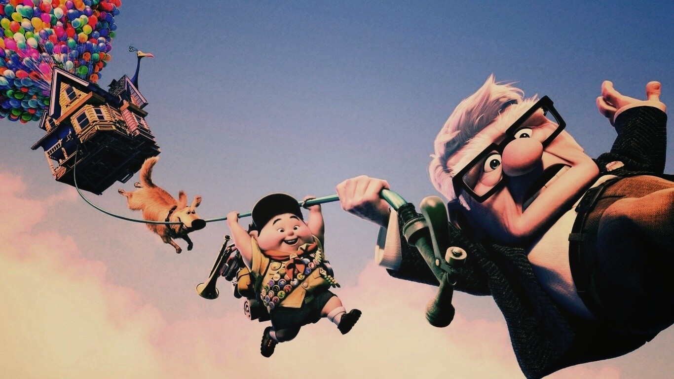 Персонажи мультфильма Up обои