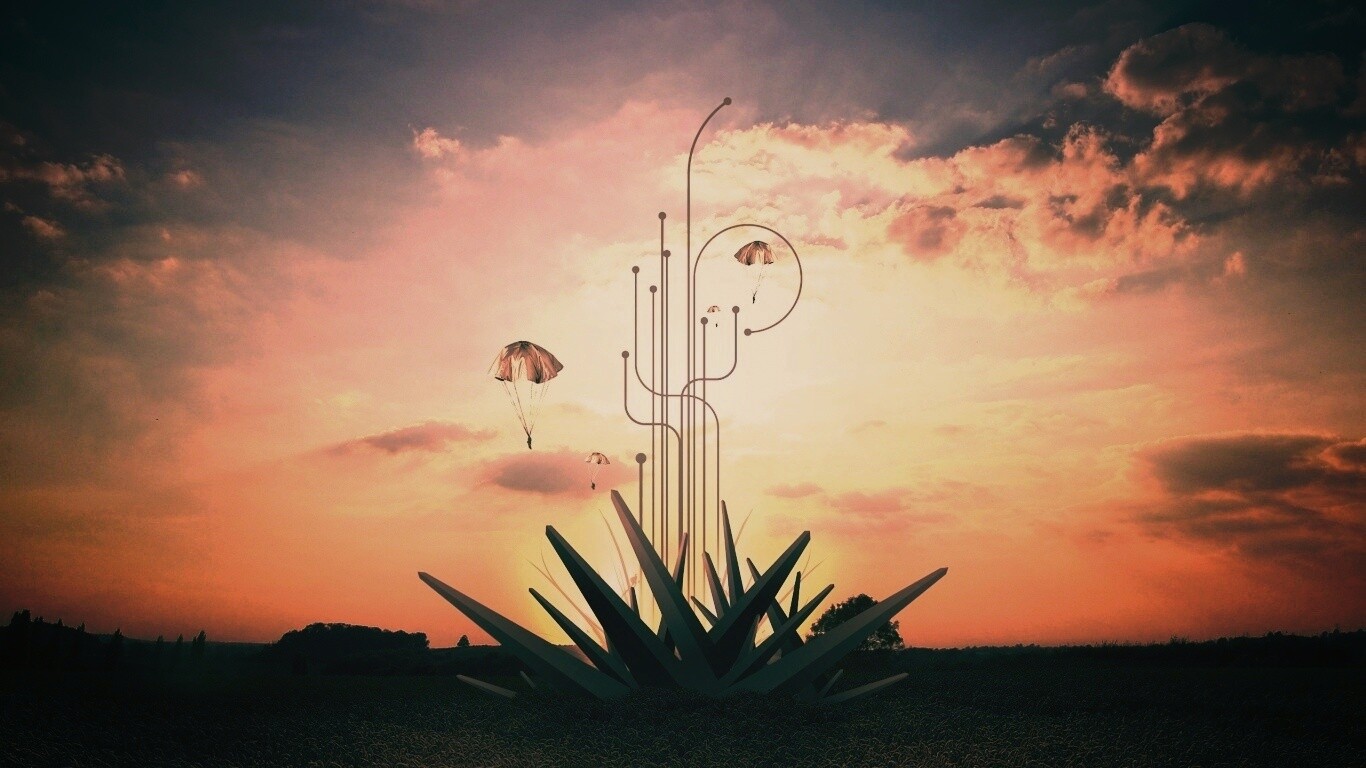 Абстрактный взрыв в настоящем мире обои