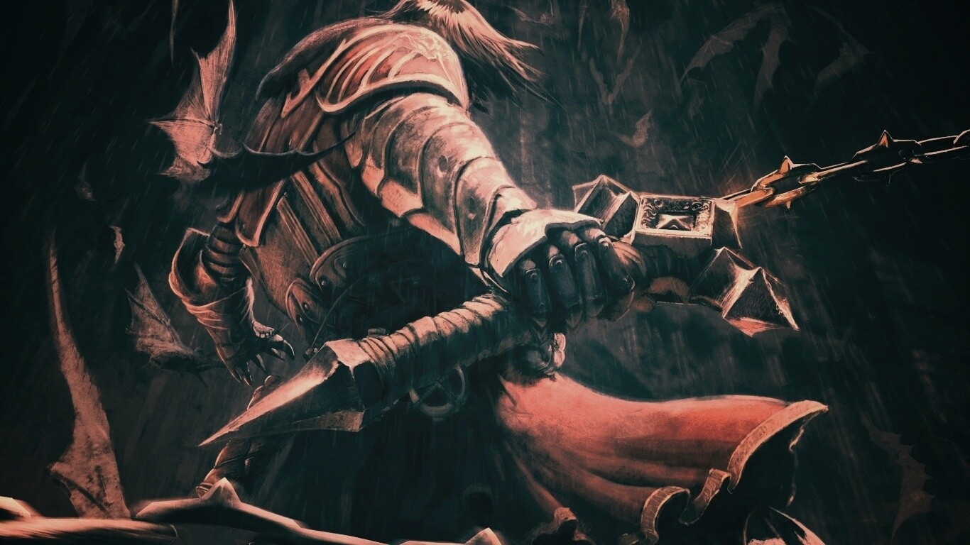 Воин с булавой обои