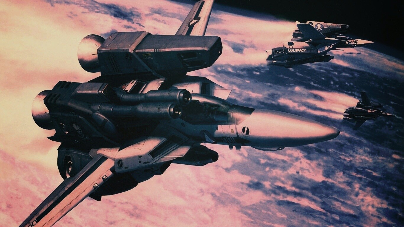 Эскадрилия легких космических истребителей обои