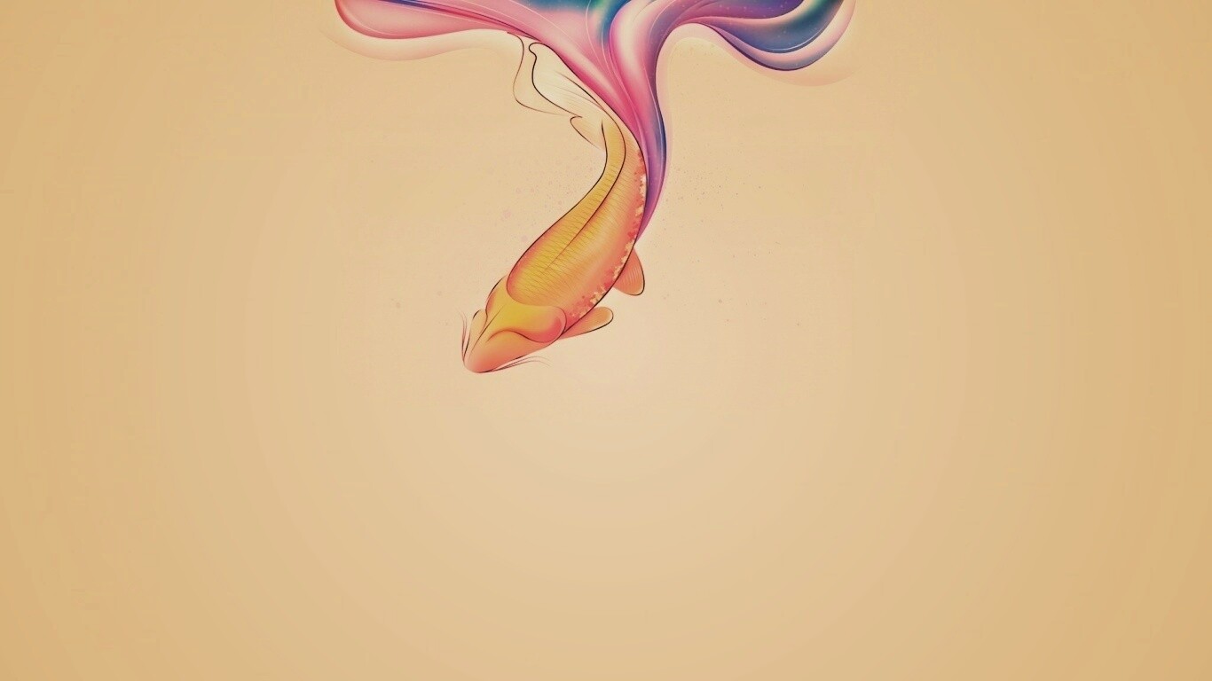 Золоая рыбка  обои