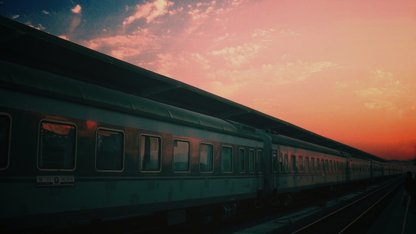 Пассажирский состав обои