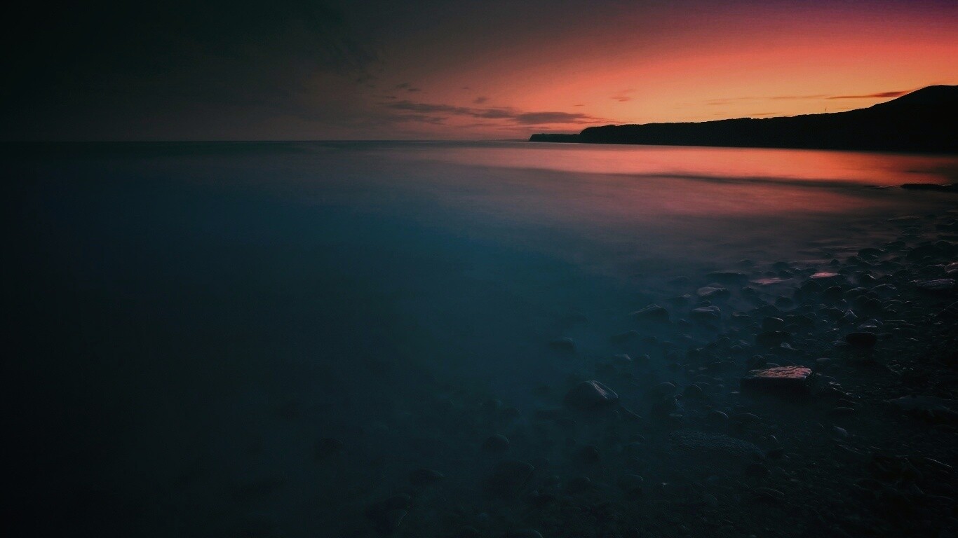 Последние лучи солнца обои