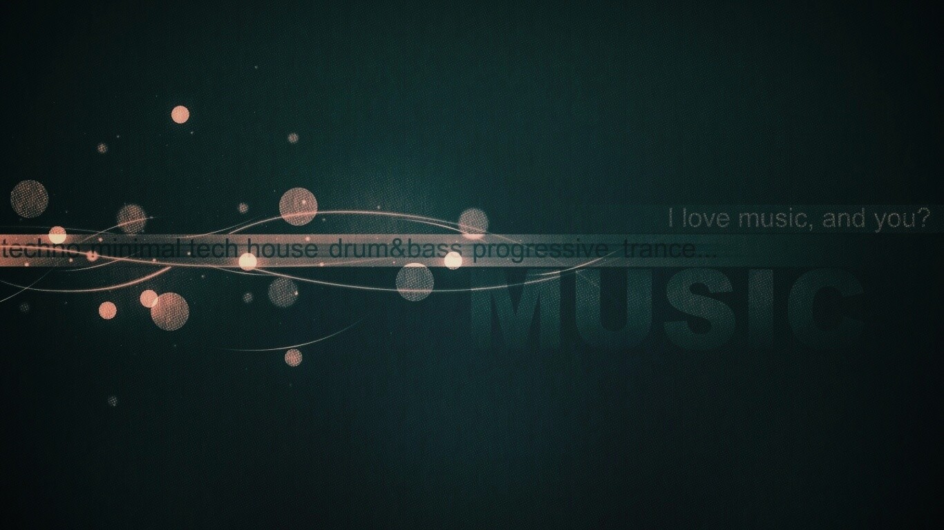 Я люблю музыку, а ты? обои