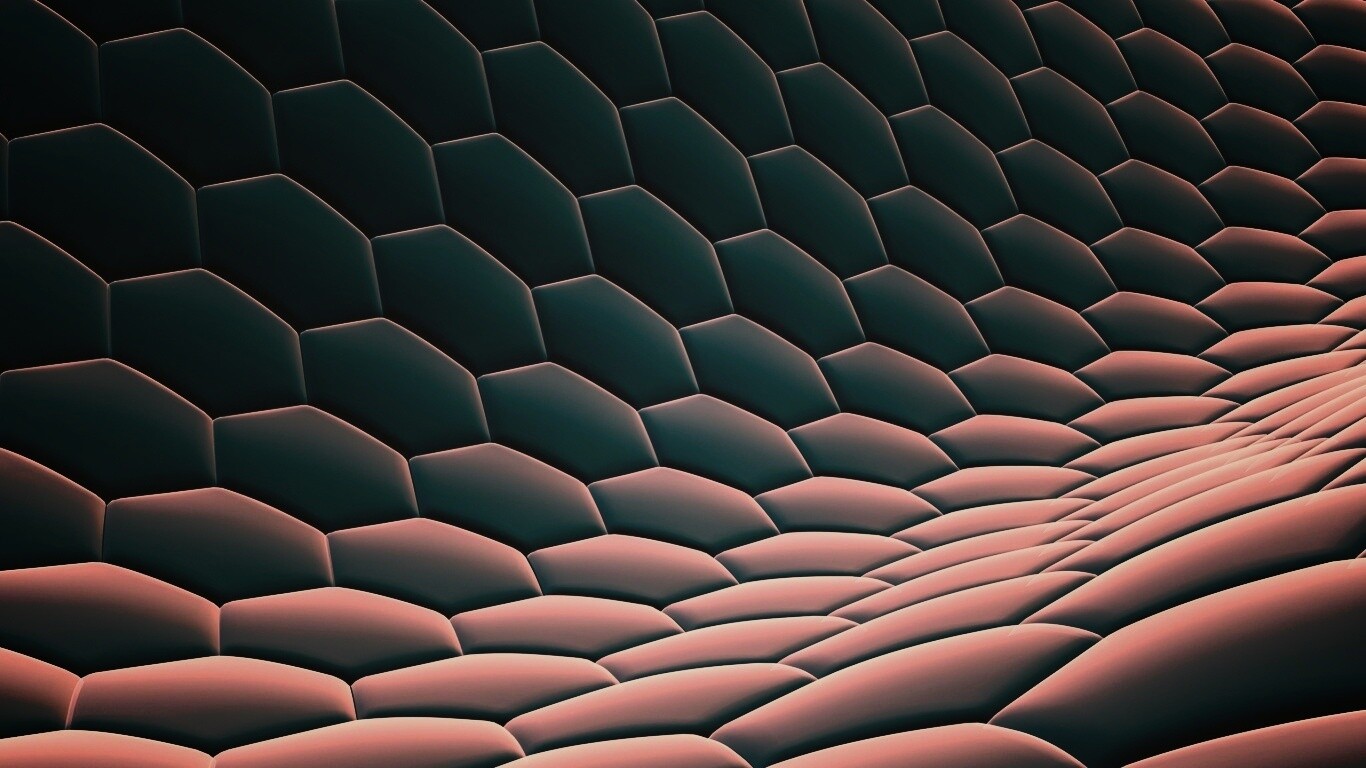 Абстрактные шестигранники обои