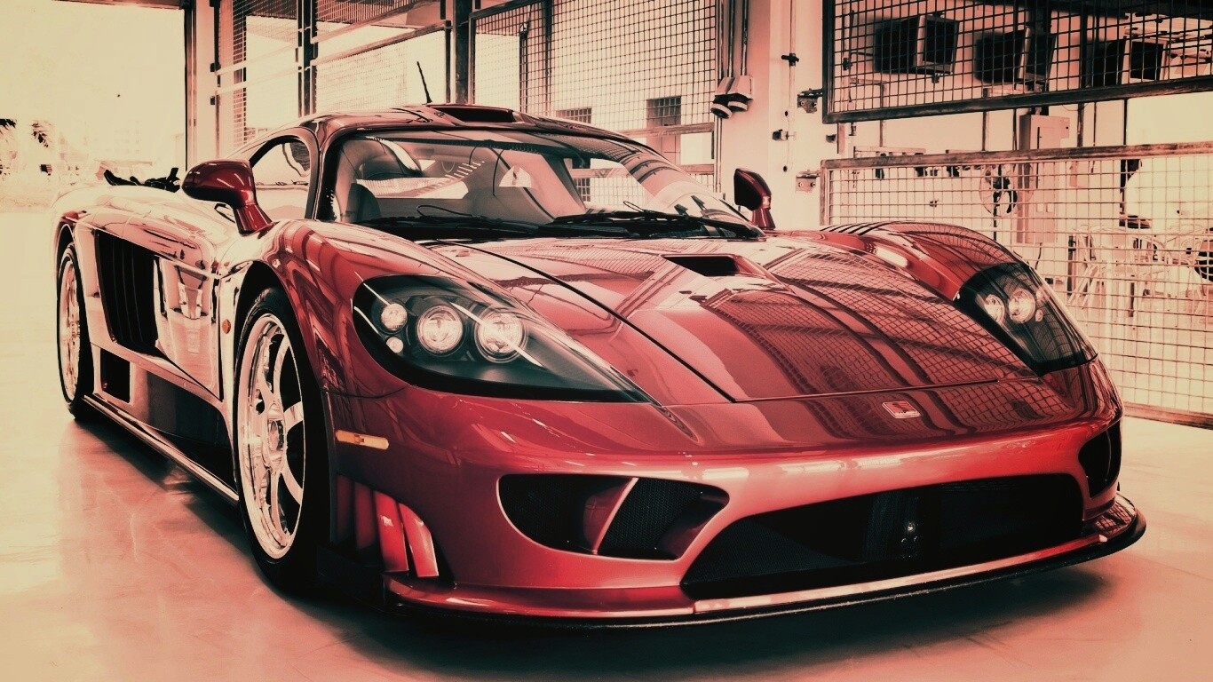 Суперкар бордового цвета обои