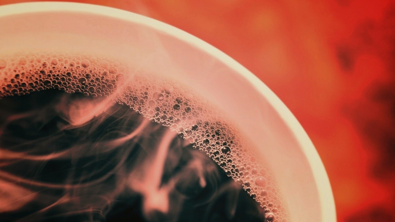 Горячий кофе обои