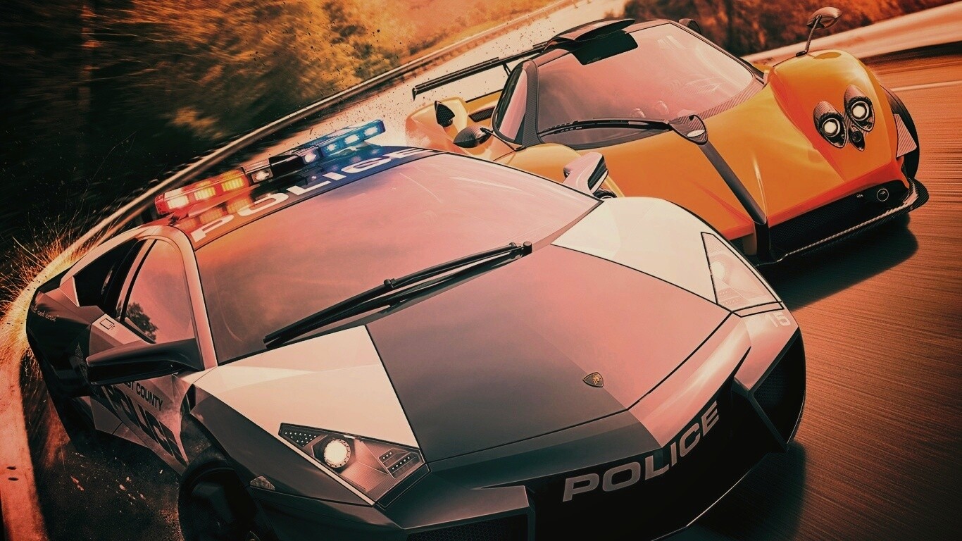 Полицейская погоня из Need For Speed обои