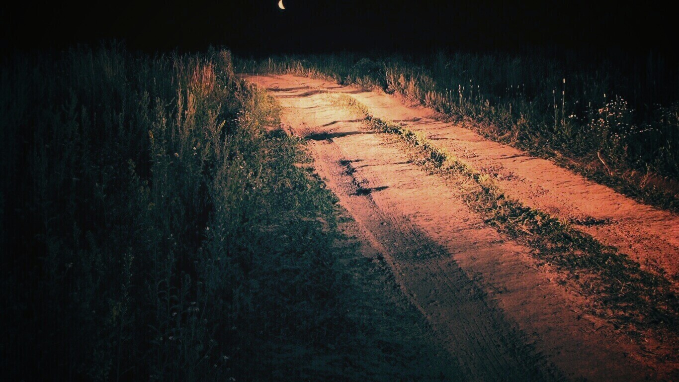 Ночная дорога обои