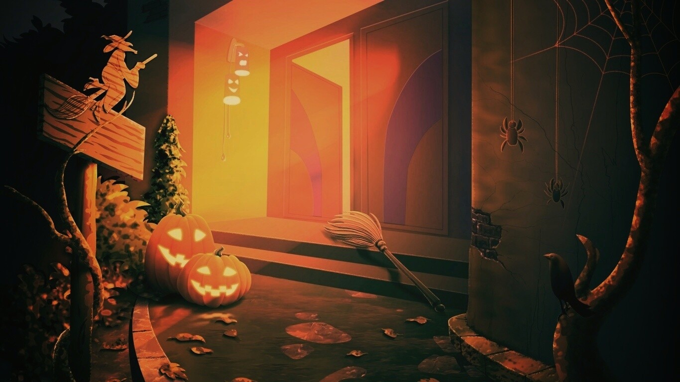 У входа обои